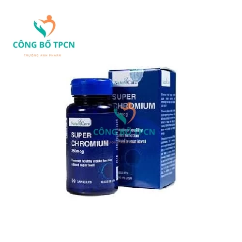 Super Chromium 250mcg - Hỗ trợ điều trị bệnh tiểu đường hiệu quả của Mỹ